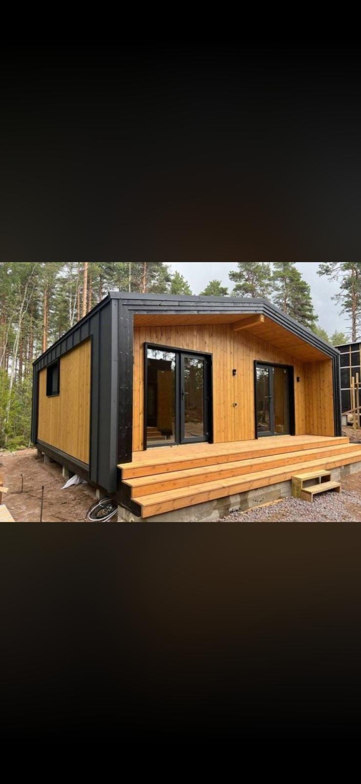 Casa de madera estilo nórdico