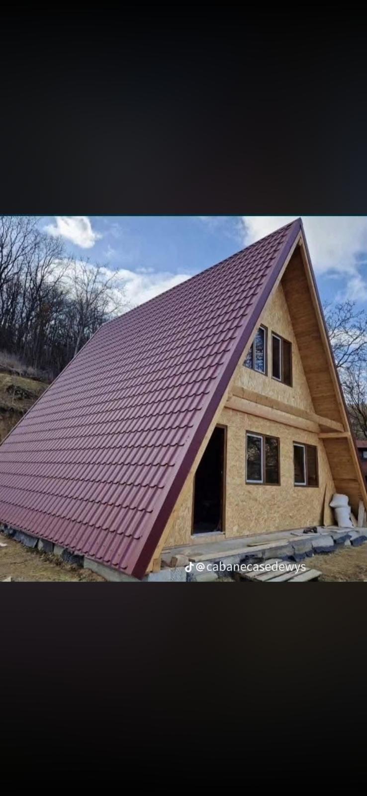 Casa de madera construcción sostenible