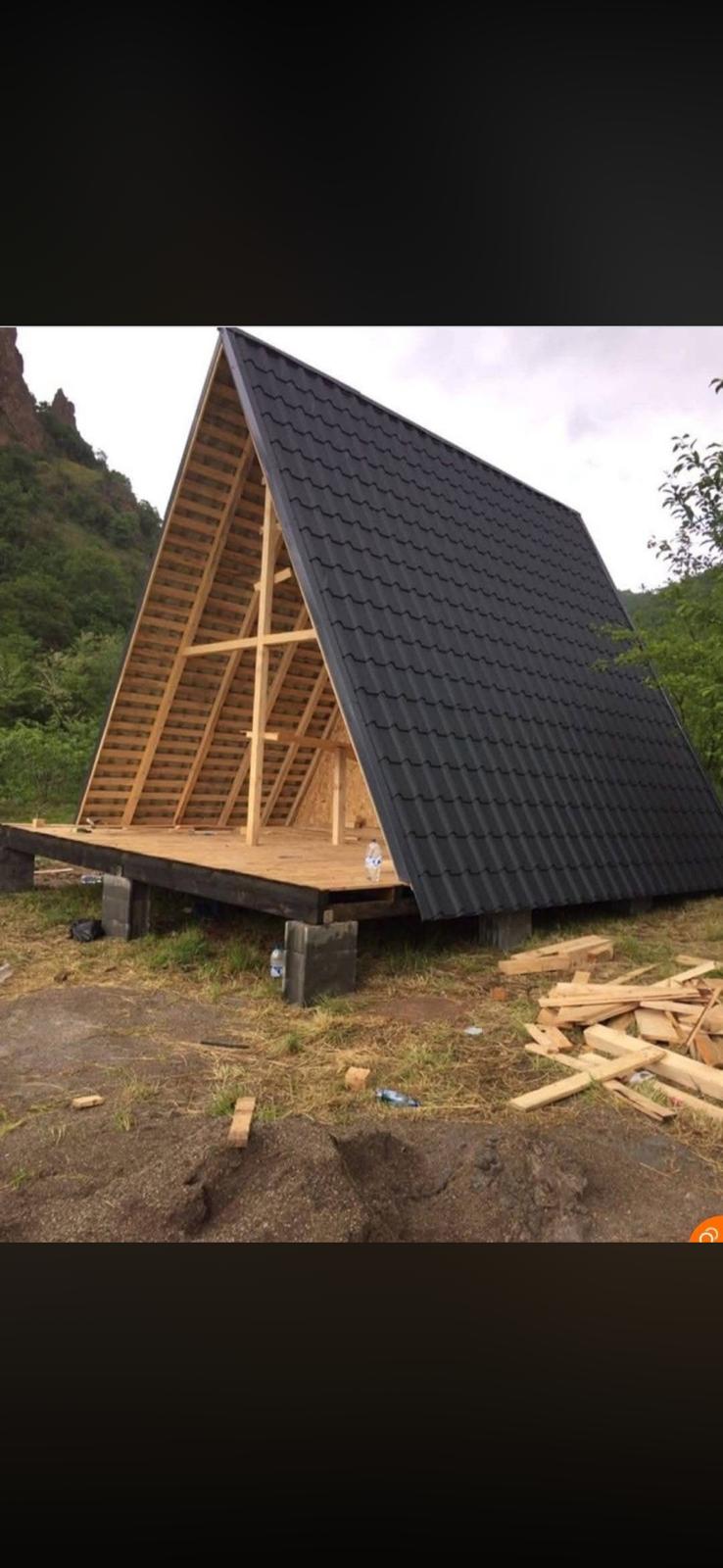 Casa de madera acabados premium