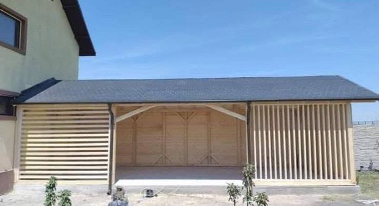 Casa de madera acabados naturales